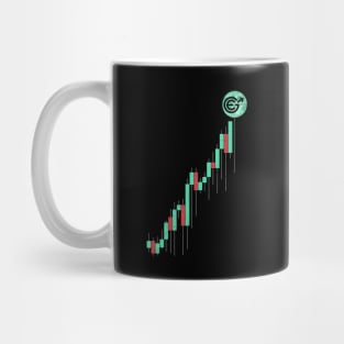 Vintage Stock Chart Evergrow EGC Coin To The Moon Trading Hodl Crypto Token Cryptocurrency Blockchain Wallet Birthday Gift For Men Women Kids Mug